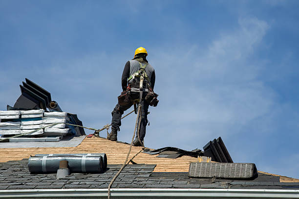 Professional Roof Installation technician working in Sparta, NC